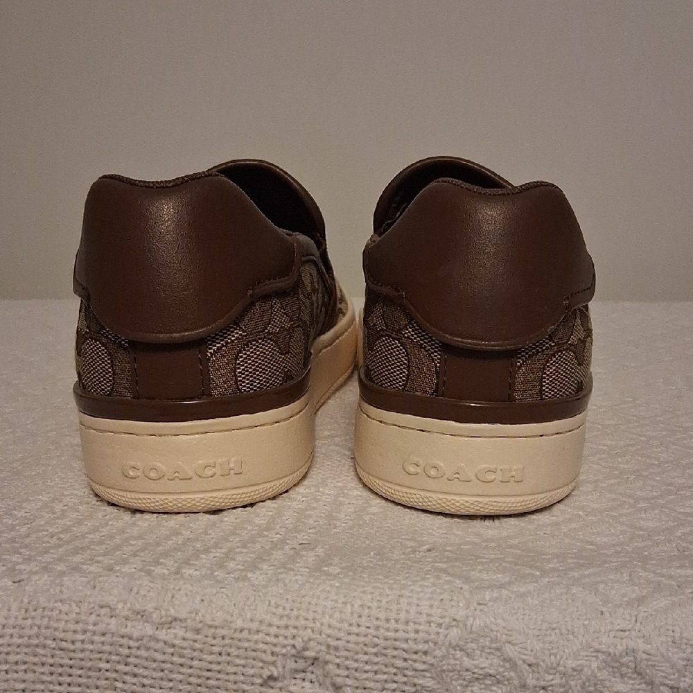 👜 Coach Wells Slip-On Sneakers C4393 👜 👟 Women’s Size 8B | Eco-Chic & Comfy - Picture 7 of 16